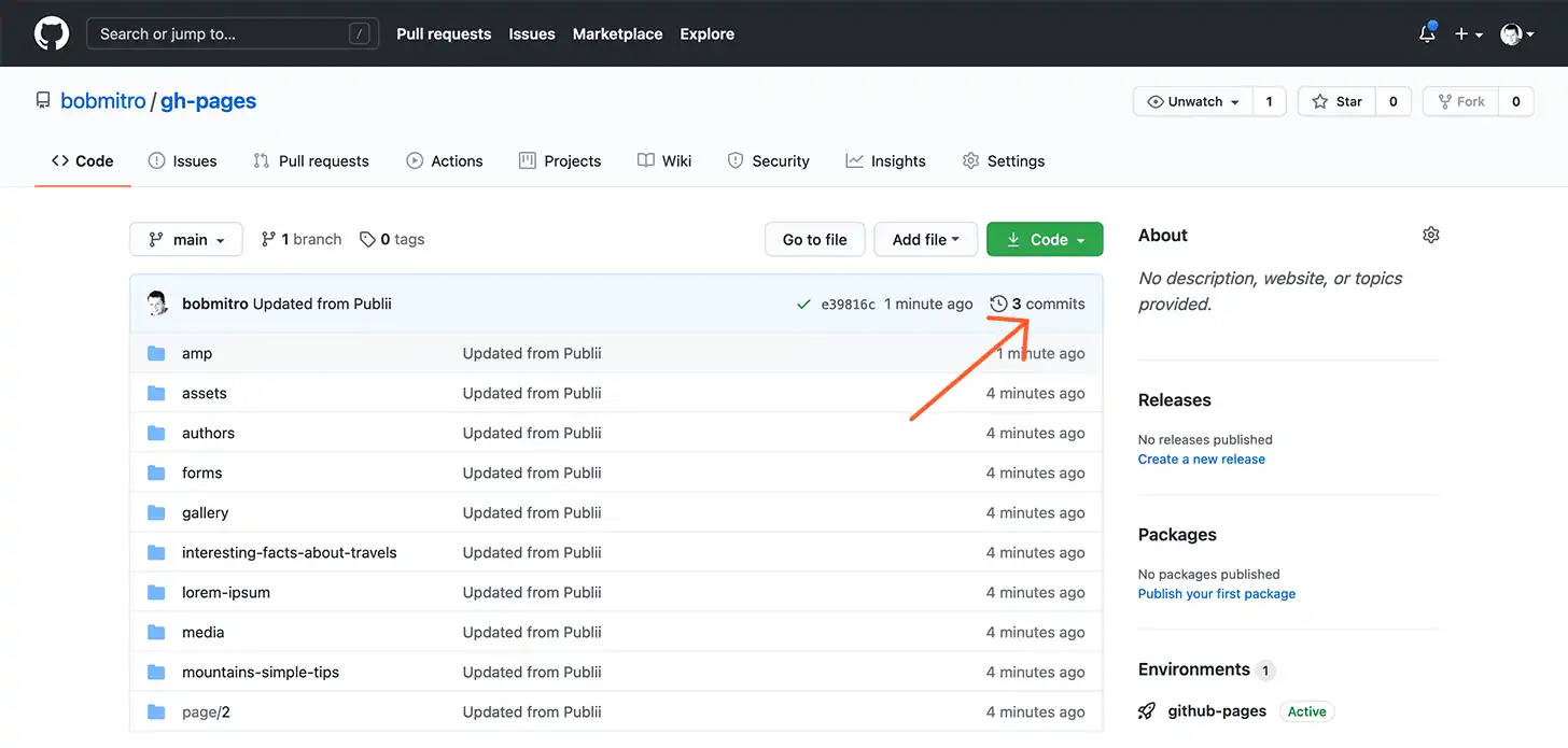 GithubPages提交按钮